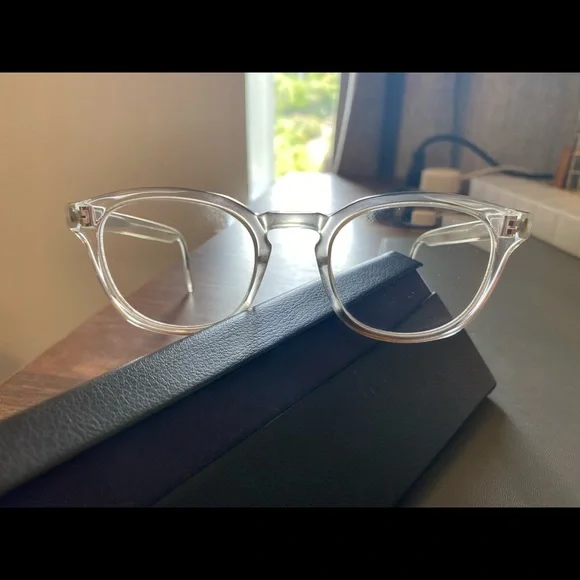 Barton Perreira Gellert Glasses – Clear Crystal | Handmade in Japan | Lightly Us - Picture 3 of 5